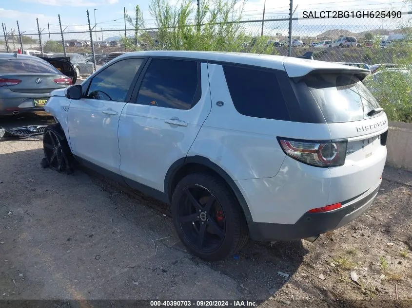 SALCT2BG1GH625490 2016 Land Rover Discovery Sport Hse Lux