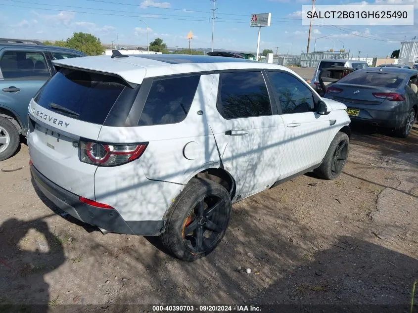 SALCT2BG1GH625490 2016 Land Rover Discovery Sport Hse Lux