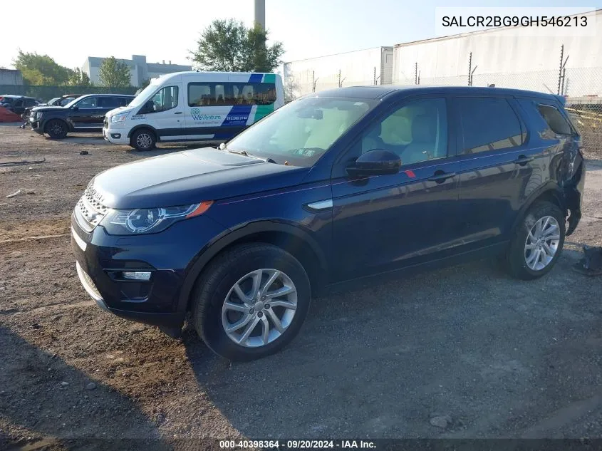 SALCR2BG9GH546213 2016 Land Rover Discovery Sport Hse