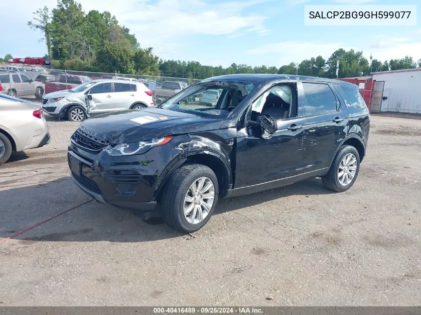 SALCP2BG9GH599077 2016 Land Rover Discovery Sport Se