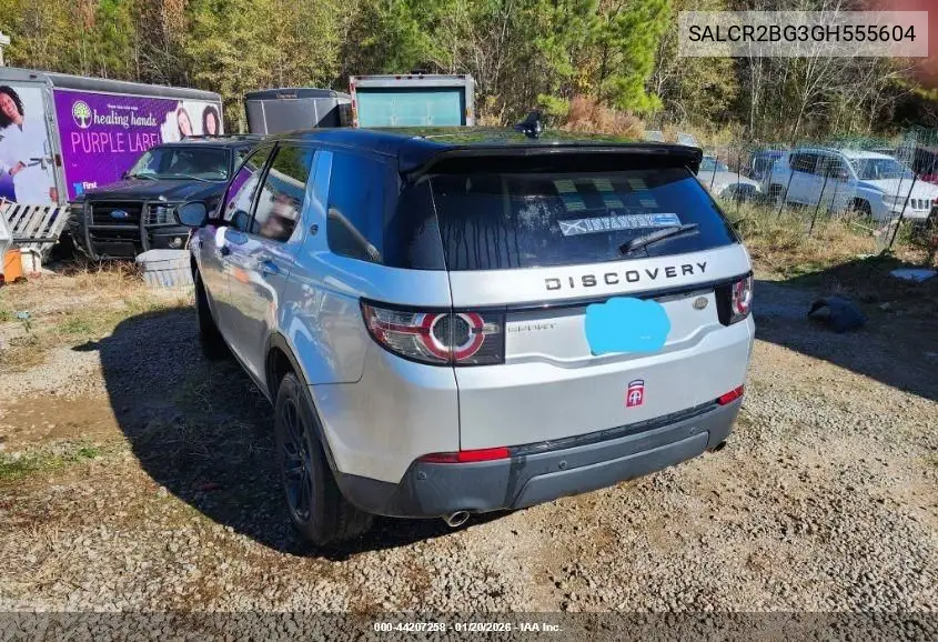 SALCR2BG3GH555604 2016 Land Rover Discovery Sport Hse