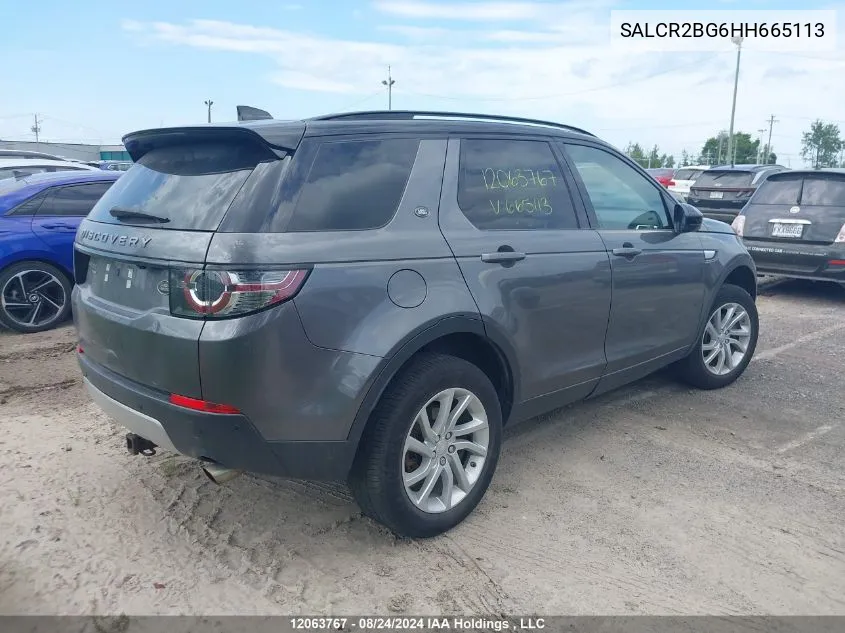 SALCR2BG6HH665113 2017 Land Rover Discovery Sport