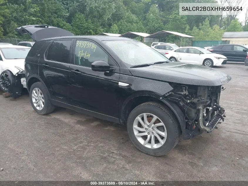 SALCR2BGXHH659654 2017 Land Rover Discovery Sport Hse