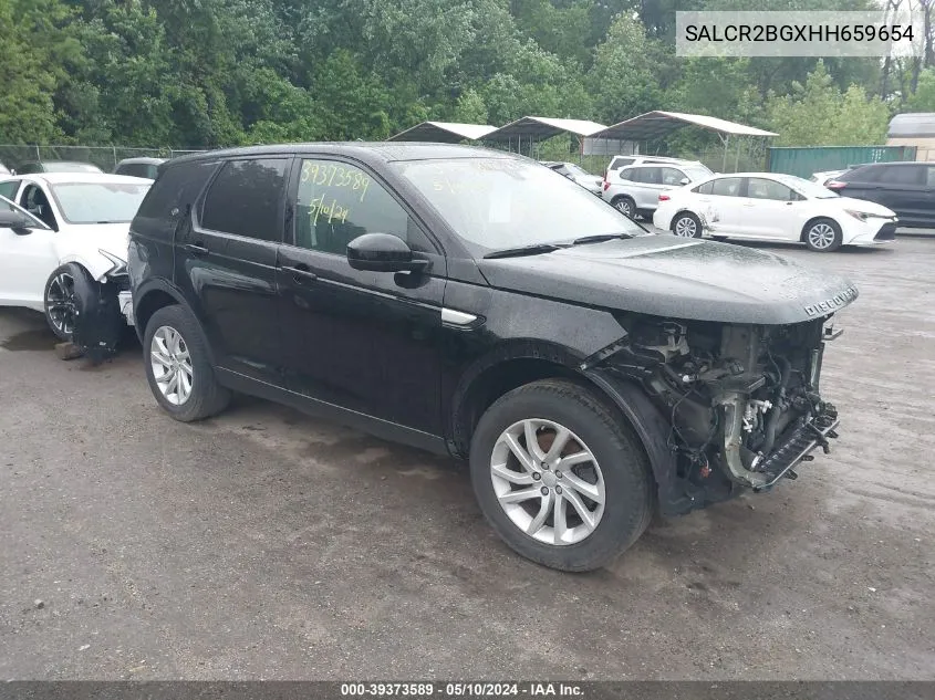 2017 Land Rover Discovery Sport Hse VIN: SALCR2BGXHH659654 Lot: 39373589