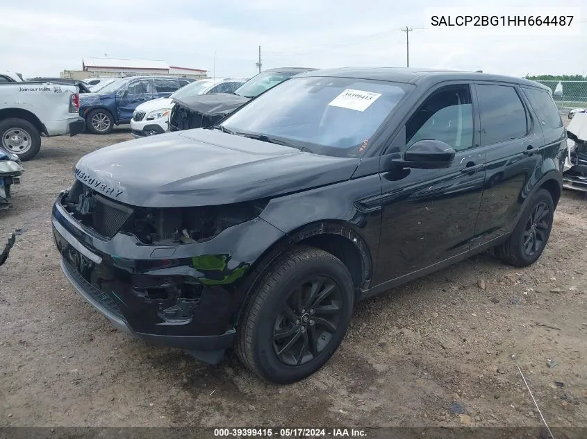 SALCP2BG1HH664487 2017 Land Rover Discovery Sport Se