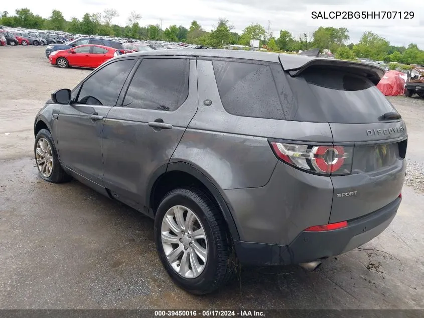 SALCP2BG5HH707129 2017 Land Rover Discovery Sport Se