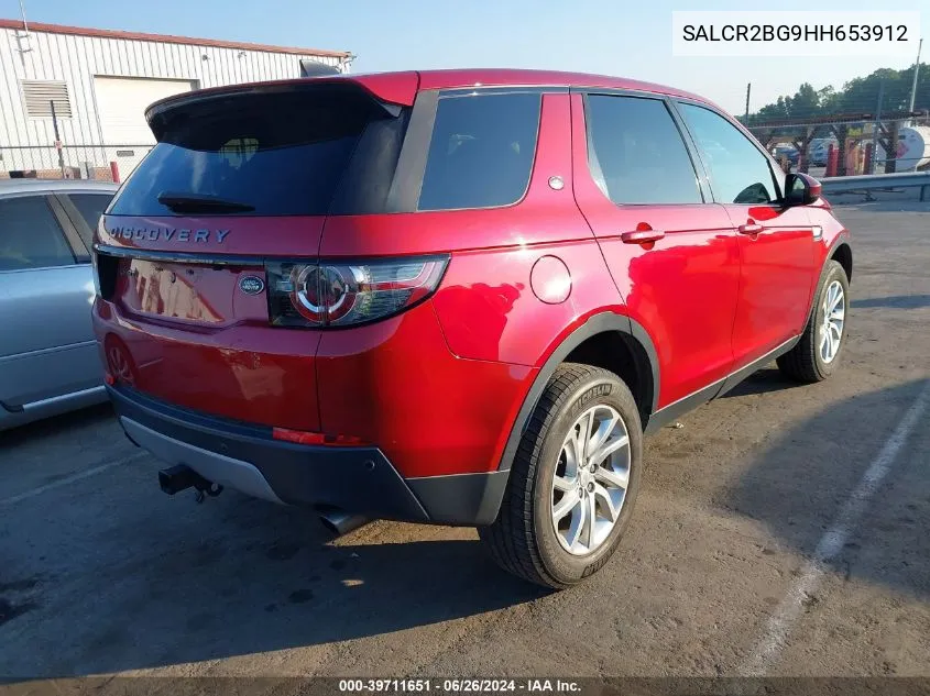 SALCR2BG9HH653912 2017 Land Rover Discovery Sport Hse