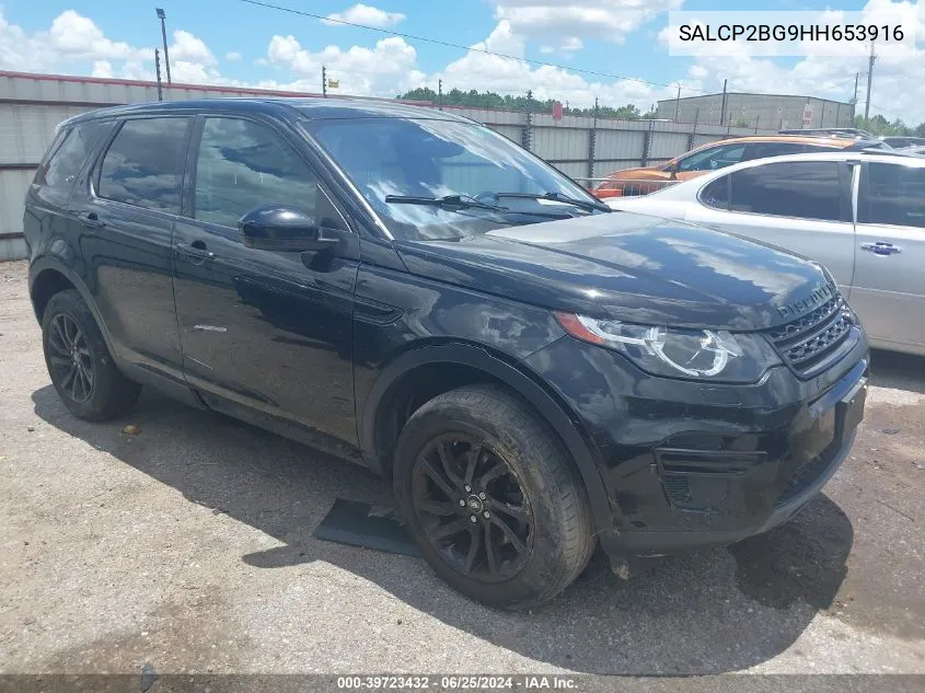 2017 Land Rover Discovery Sport Se VIN: SALCP2BG9HH653916 Lot: 39723432