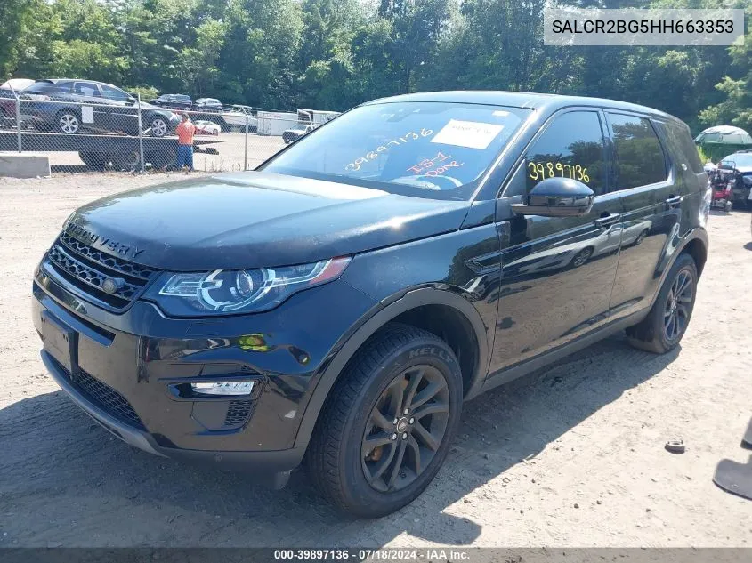 SALCR2BG5HH663353 2017 Land Rover Discovery Sport Hse