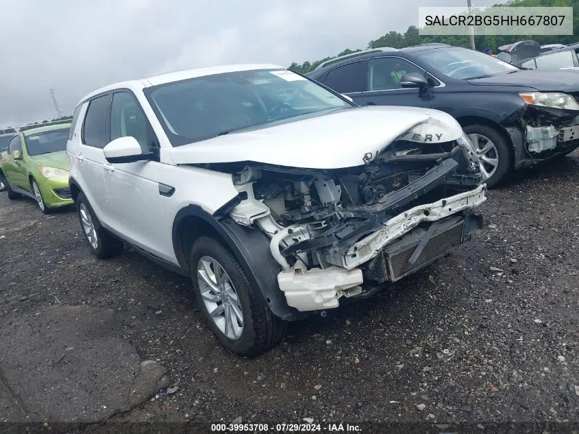 SALCR2BG5HH667807 2017 Land Rover Discovery Sport Hse