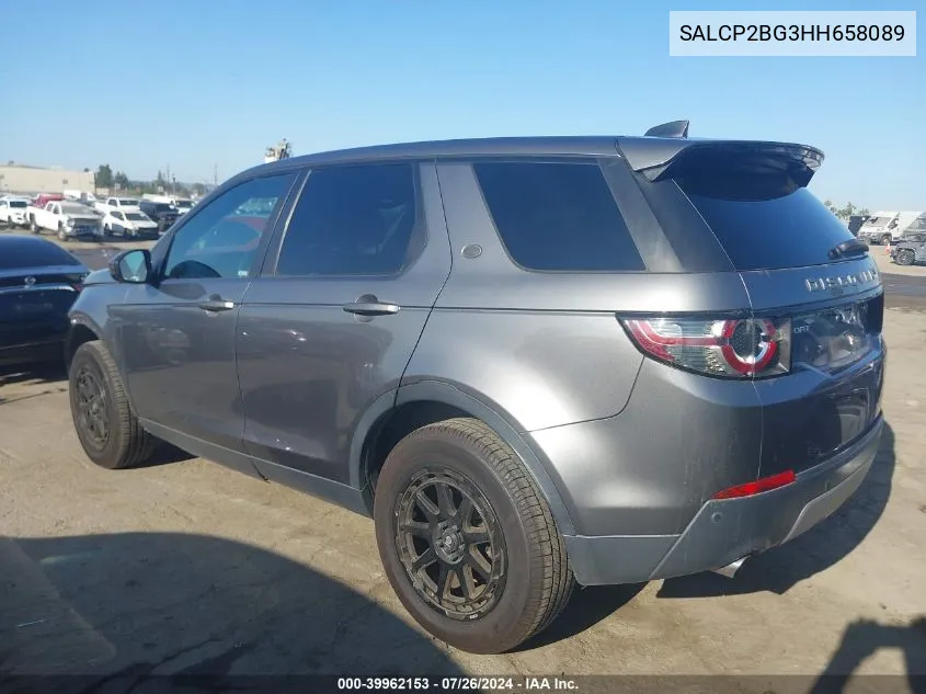 2017 Land Rover Discovery Sport Se VIN: SALCP2BG3HH658089 Lot: 39962153