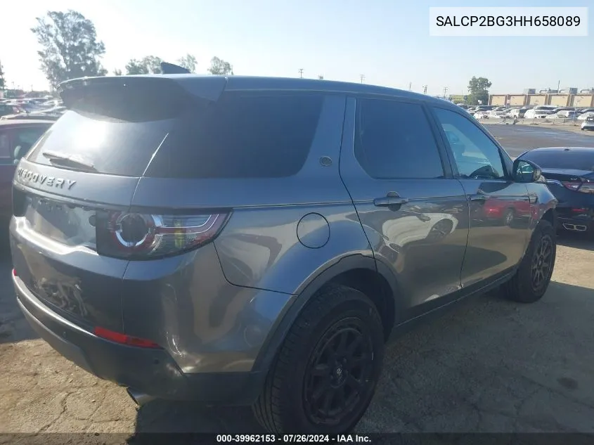 SALCP2BG3HH658089 2017 Land Rover Discovery Sport Se