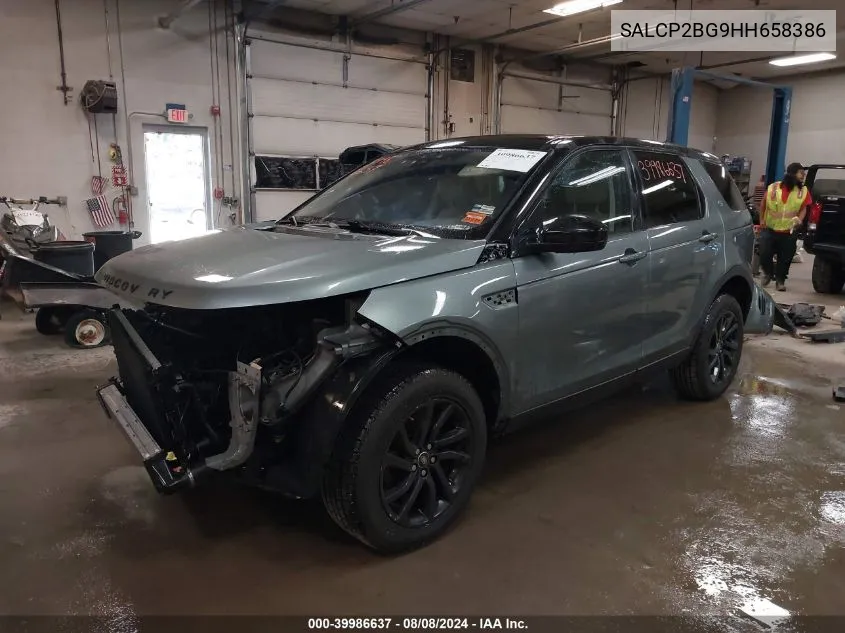 SALCP2BG9HH658386 2017 Land Rover Discovery Sport Se