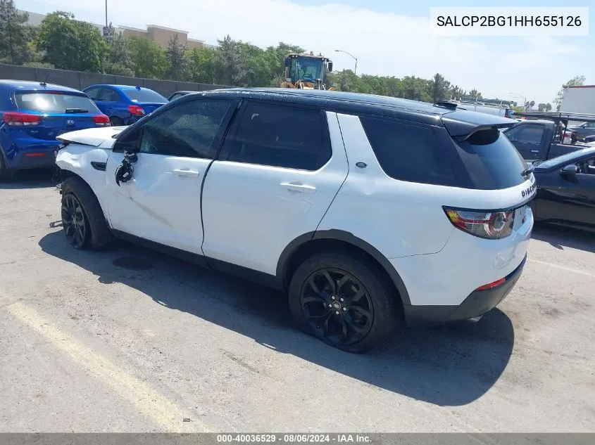 SALCP2BG1HH655126 2017 Land Rover Discovery Sport Se