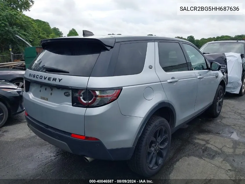 SALCR2BG5HH687636 2017 Land Rover Discovery Sport Hse