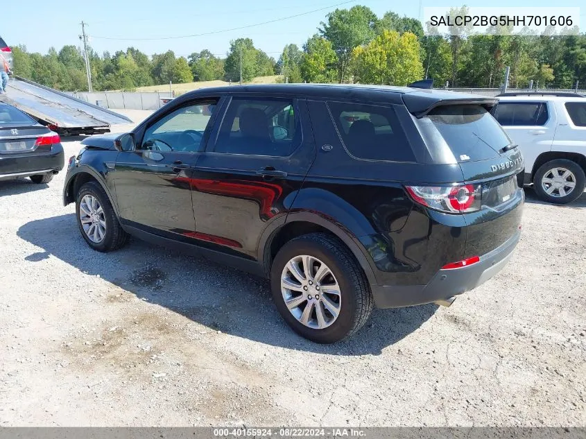 2017 Land Rover Discovery Sport Se VIN: SALCP2BG5HH701606 Lot: 40155924