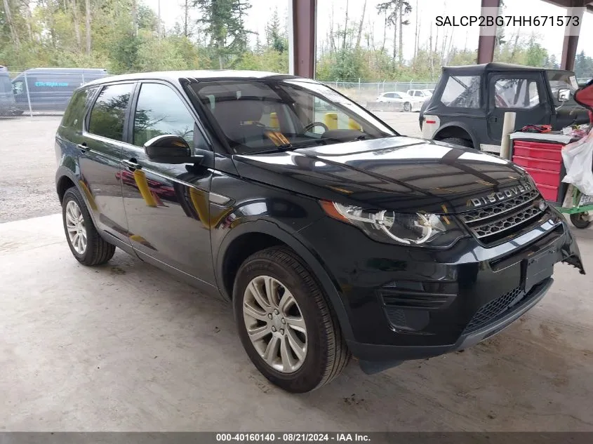 SALCP2BG7HH671573 2017 Land Rover Discovery Sport Se