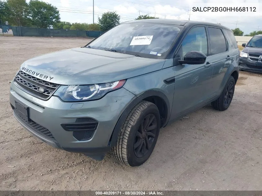 SALCP2BG0HH668112 2017 Land Rover Discovery Sport Se