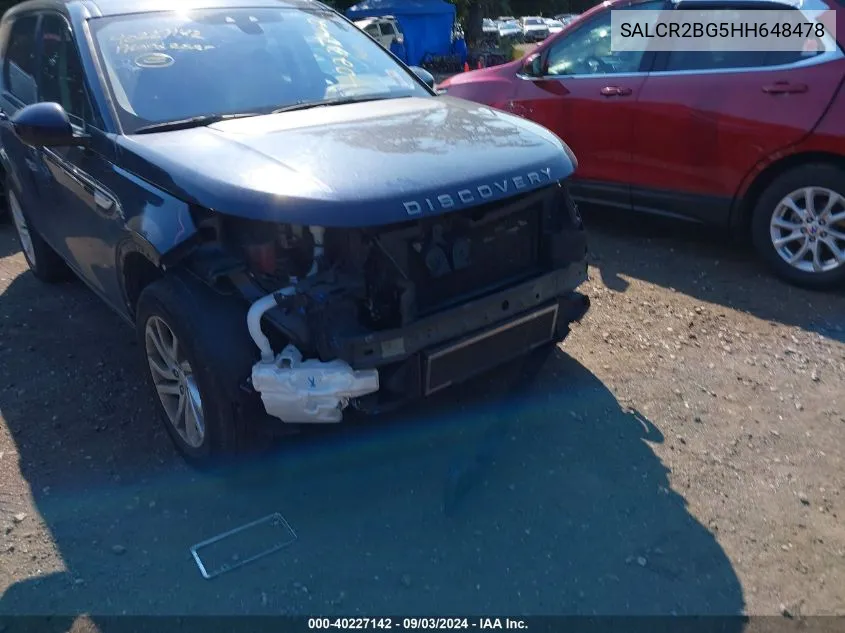 SALCR2BG5HH648478 2017 Land Rover Discovery Sport Hse