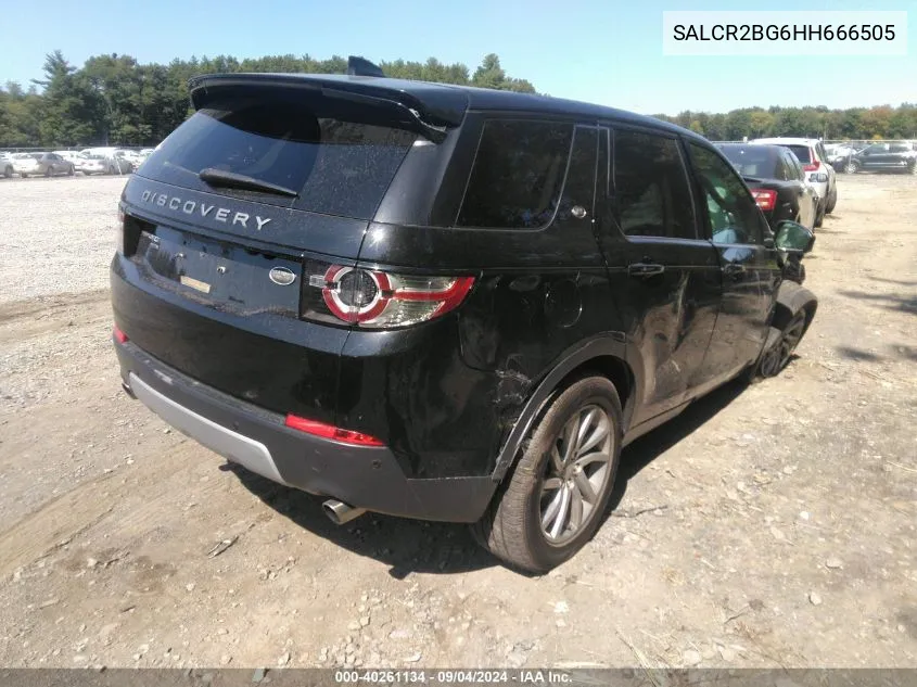 SALCR2BG6HH666505 2017 Land Rover Discovery Sport Hse