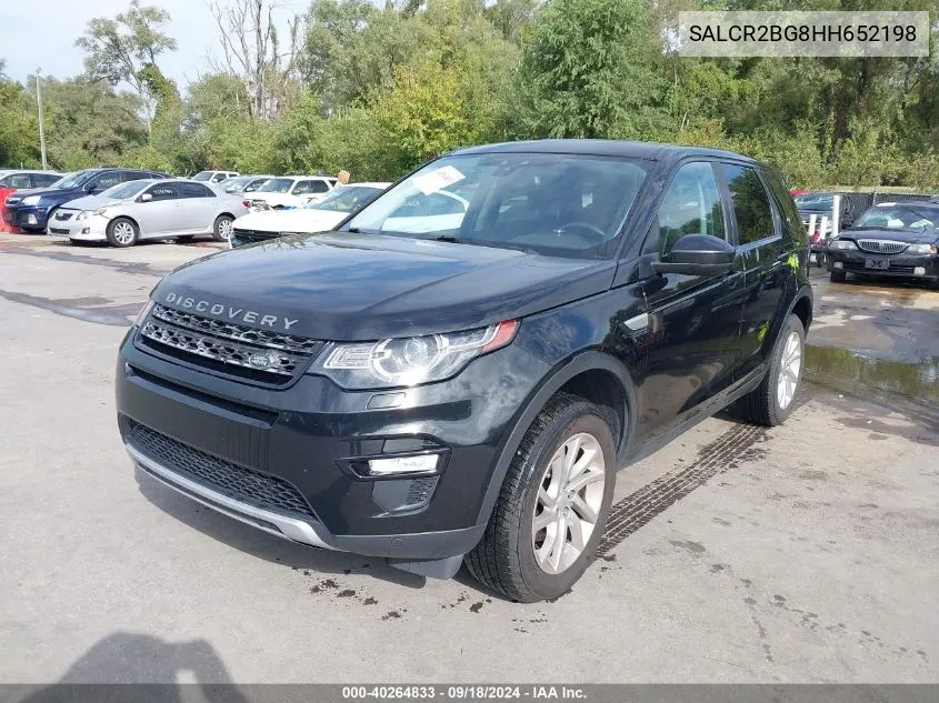 SALCR2BG8HH652198 2017 Land Rover Discovery Sport Hse