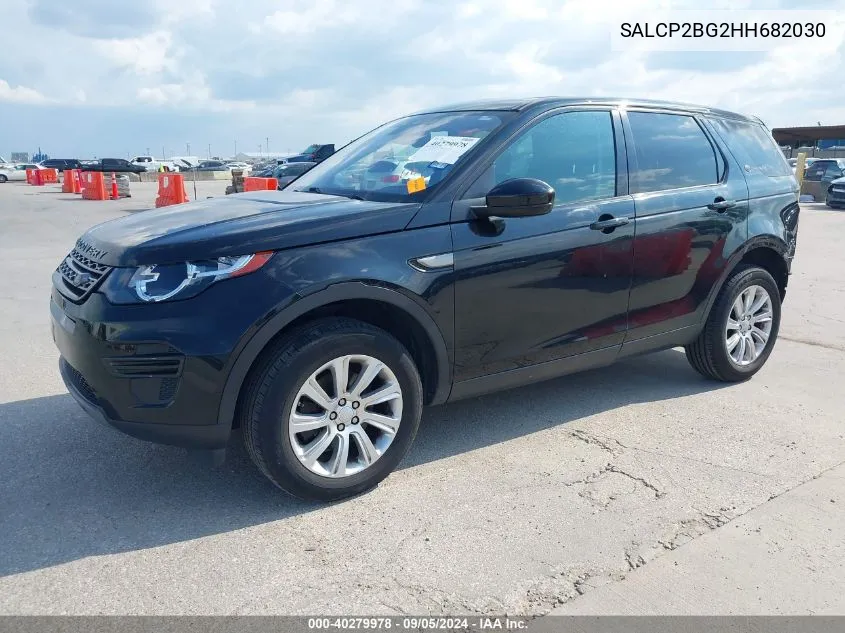 SALCP2BG2HH682030 2017 Land Rover Discovery Sport Se