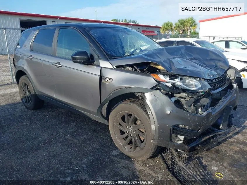 SALCP2BG1HH657717 2017 Land Rover Discovery Sport Se