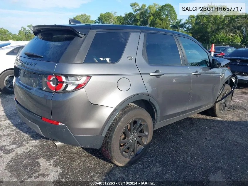 2017 Land Rover Discovery Sport Se VIN: SALCP2BG1HH657717 Lot: 40312263