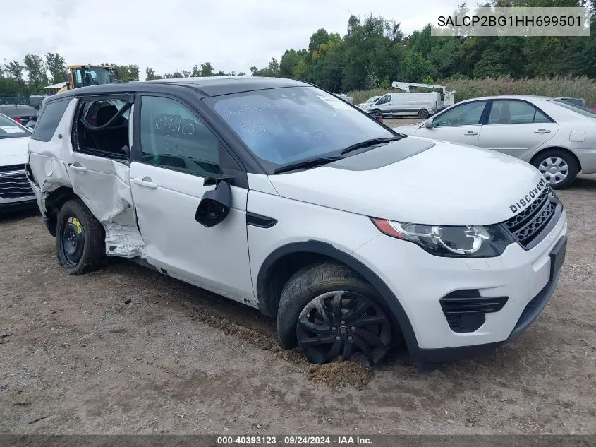 2017 Land Rover Discovery Sport Se VIN: SALCP2BG1HH699501 Lot: 40393123