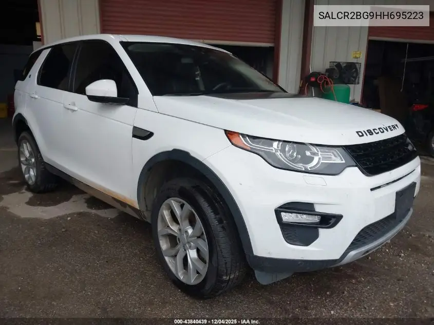 SALCR2BG9HH695223 2017 Land Rover Discovery Sport Hse