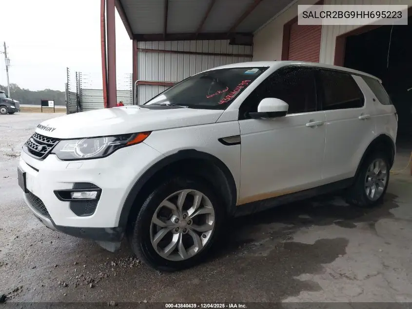 SALCR2BG9HH695223 2017 Land Rover Discovery Sport Hse