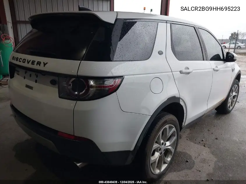 SALCR2BG9HH695223 2017 Land Rover Discovery Sport Hse