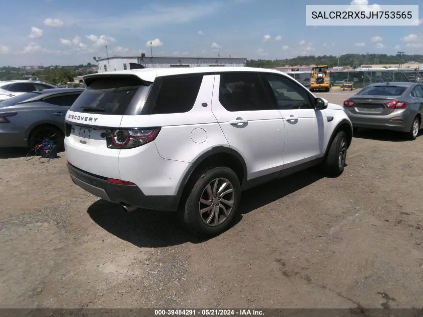 SALCR2RX5JH753565 2018 Land Rover Discovery Sport Hse