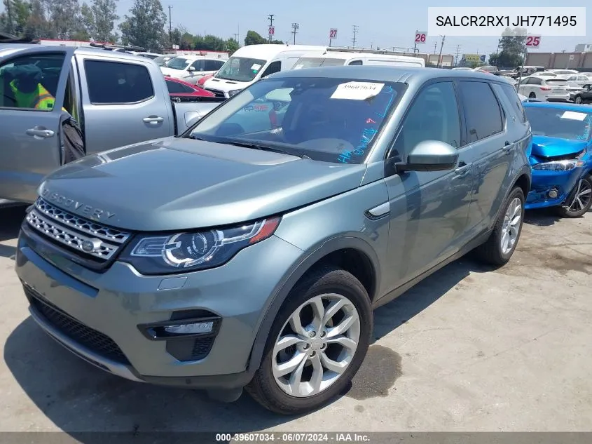 SALCR2RX1JH771495 2018 Land Rover Discovery Sport Hse