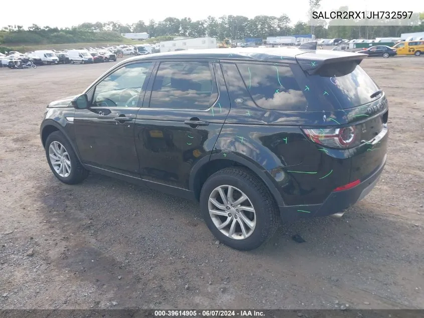 2018 Land Rover Discovery Sport Hse VIN: SALCR2RX1JH732597 Lot: 39614905