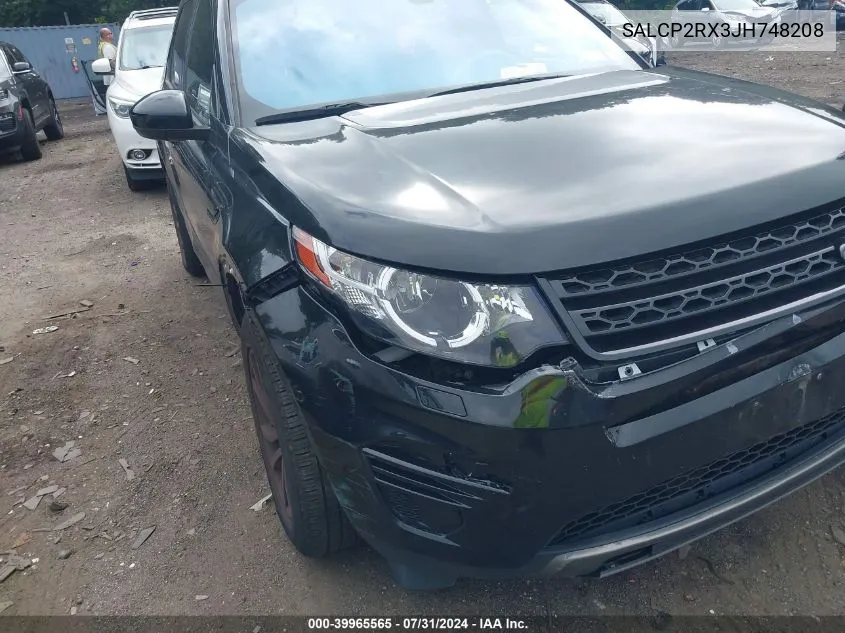 SALCP2RX3JH748208 2018 Land Rover Discovery Sport Se