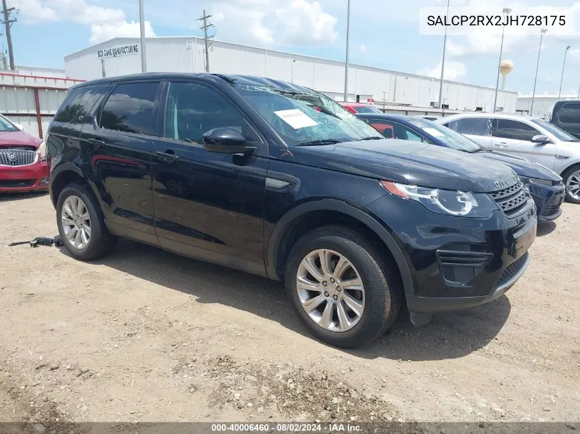 SALCP2RX2JH728175 2018 Land Rover Discovery Sport Se