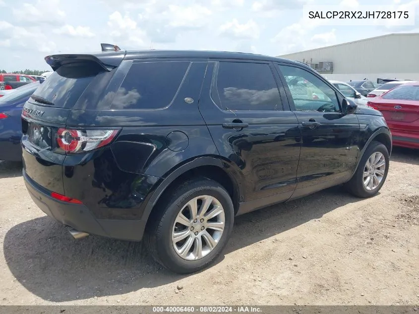 SALCP2RX2JH728175 2018 Land Rover Discovery Sport Se