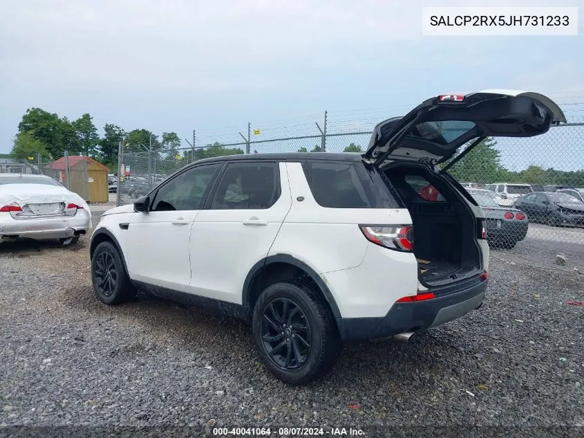 SALCP2RX5JH731233 2018 Land Rover Discovery Sport Se