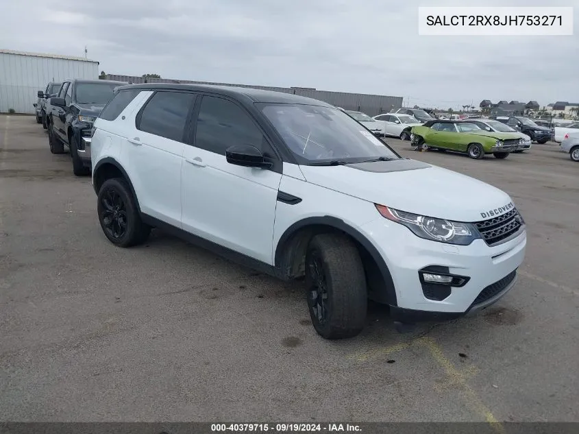 SALCT2RX8JH753271 2018 Land Rover Discovery Sport Hse Lux