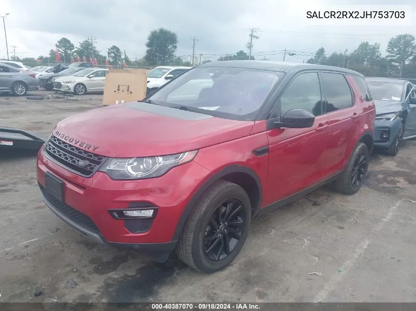 SALCR2RX2JH753703 2018 Land Rover Discovery Sport Hse