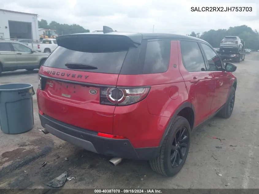 SALCR2RX2JH753703 2018 Land Rover Discovery Sport Hse