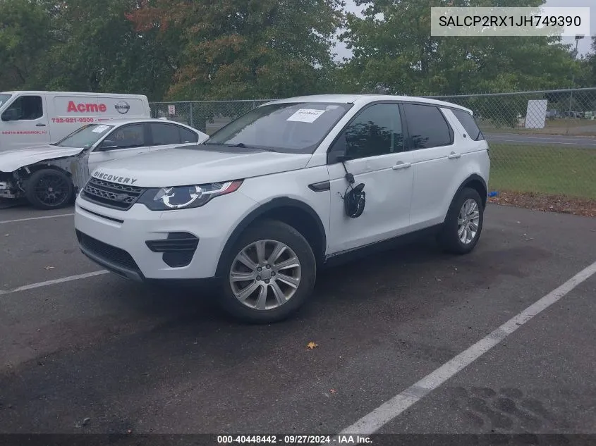 SALCP2RX1JH749390 2018 Land Rover Discovery Sport Se