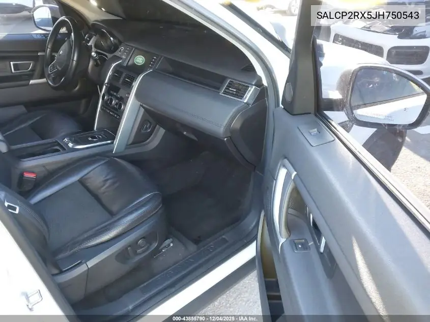 SALCP2RX5JH750543 2018 Land Rover Discovery Sport Se