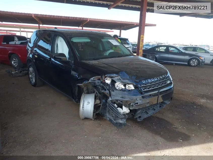 SALCP2FX5KH789221 2019 Land Rover Discovery Sport Se