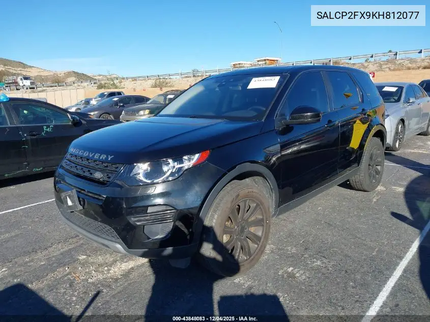 SALCP2FX9KH812077 2019 Land Rover Discovery Sport Se