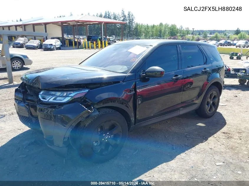 2020 Land Rover Discovery Sport S VIN: SALCJ2FX5LH880248 Lot: 39415710