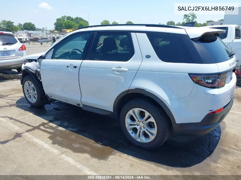 2020 Land Rover Discovery Sport S VIN: SALCJ2FX6LH856749 Lot: 39638361