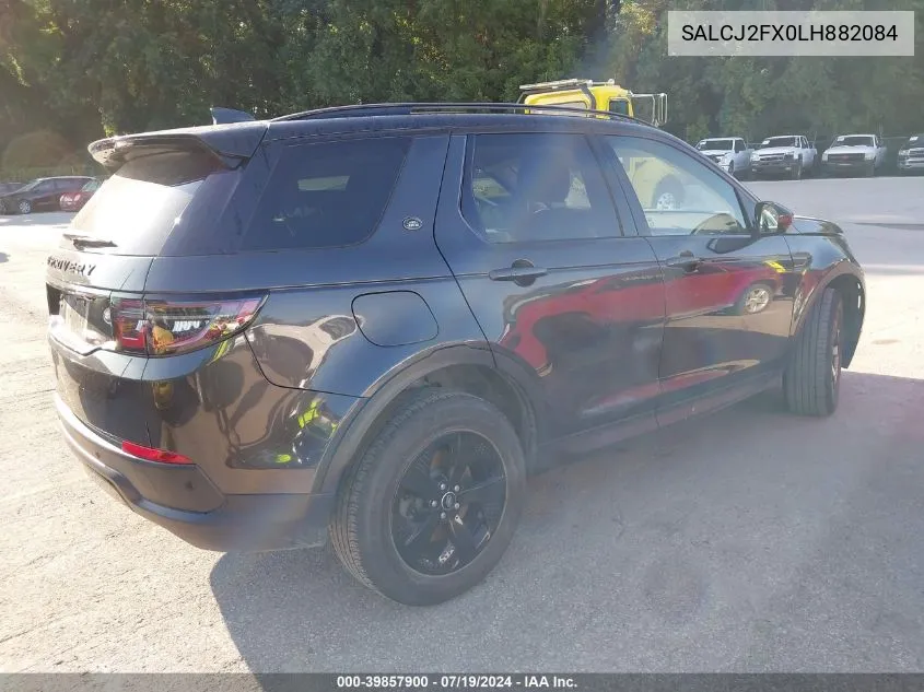 2020 Land Rover Discovery Sport S VIN: SALCJ2FX0LH882084 Lot: 39857900