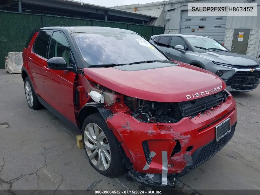 SALCP2FX9LH863452 2020 Land Rover Discovery Sport Se